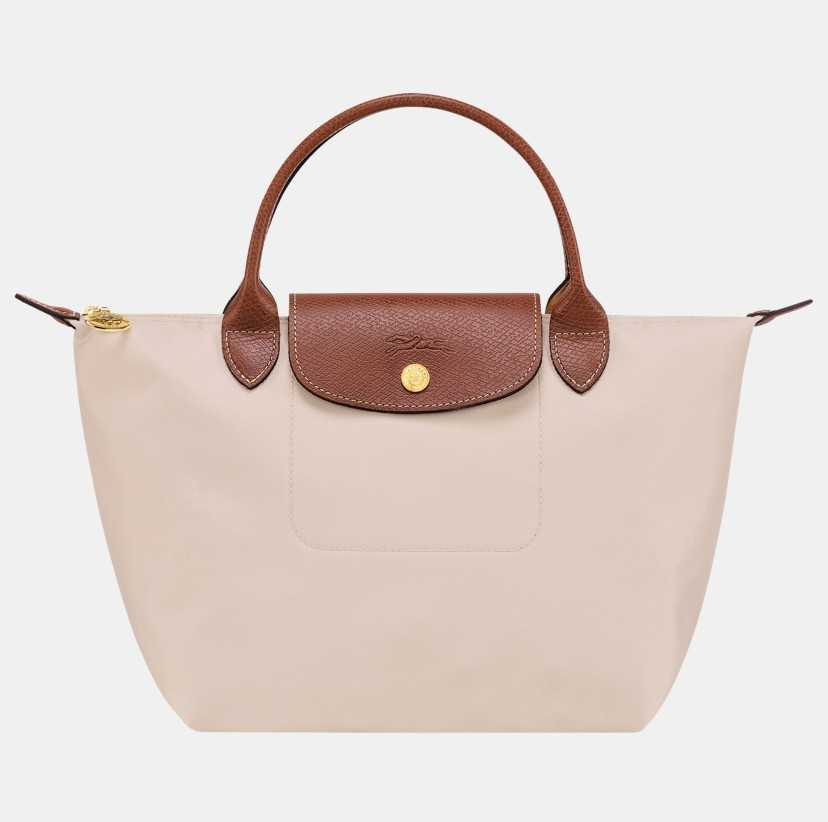 พร้อมส่ง - Longchamp Le pliage รุ่น Original ไซส์ S หูสั้น สีเปเปอร์