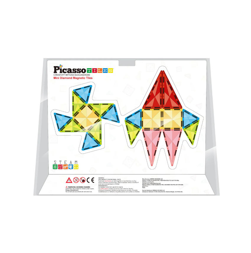 PicassoTiles Mini Diamond Series 36 Pc Travel Set