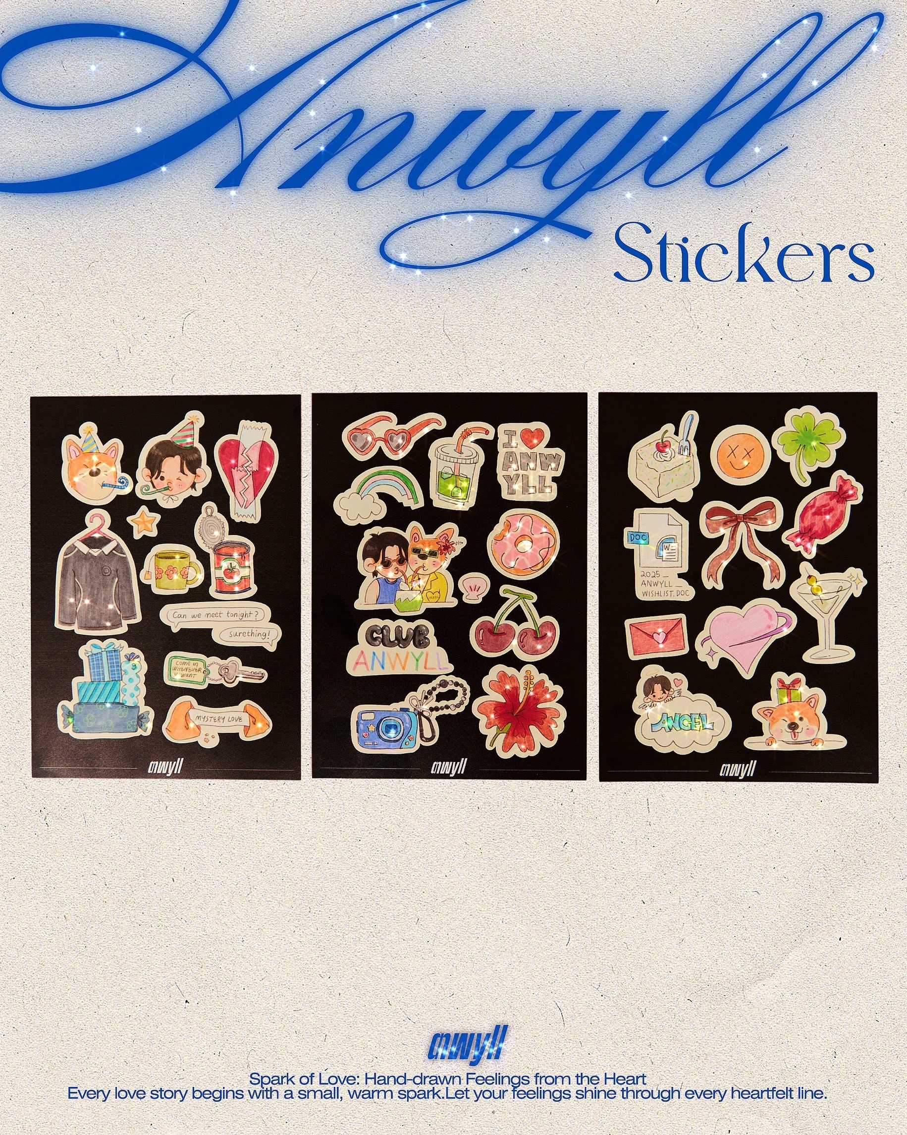 Pre-order ANWYLL Stricker Set (3 pieces)