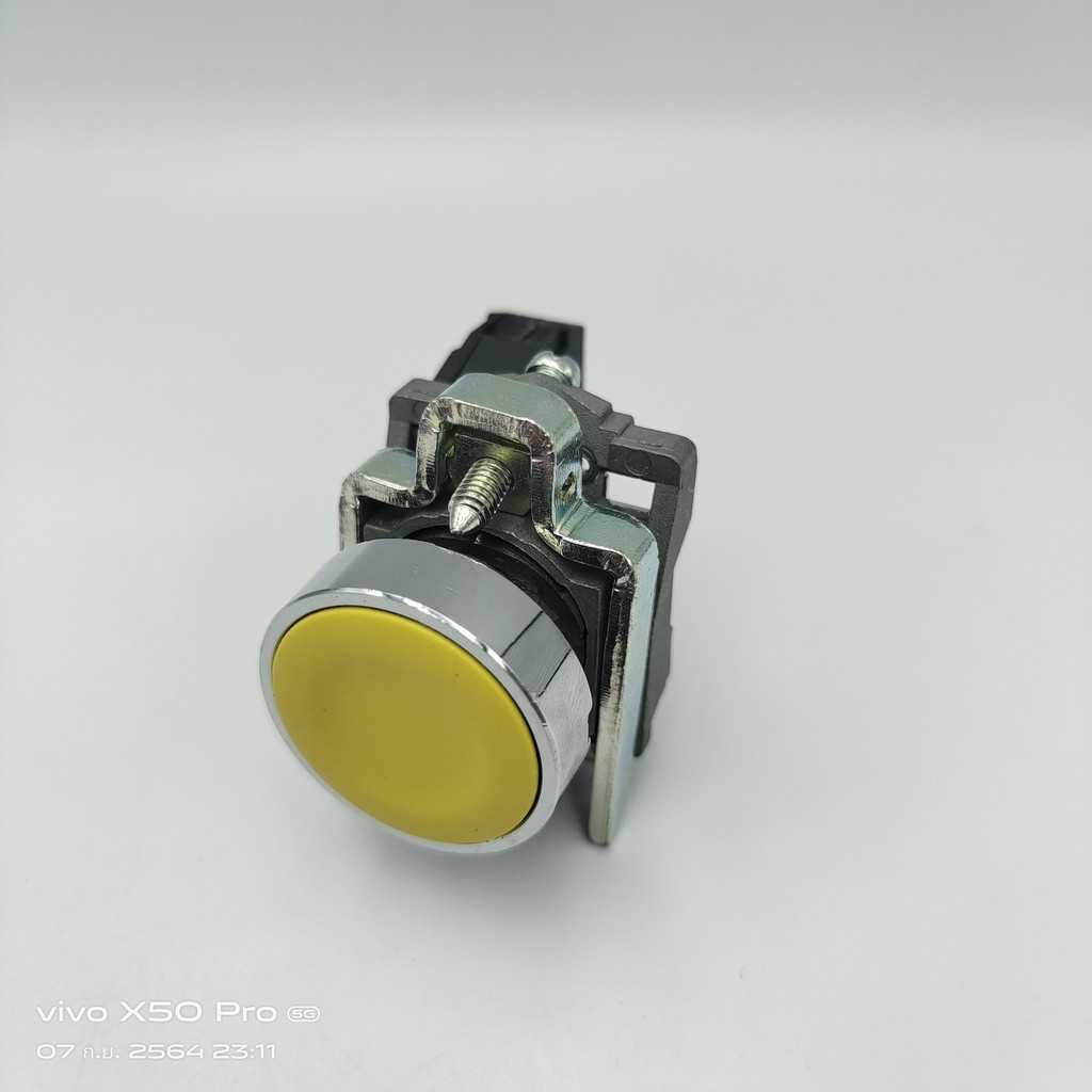 MODEL: XB4-BA PUSH BUTTON SWITCH 22MM.สวิตซ์ปุ่มกด 22มิล,กดติดปล่อยดับ