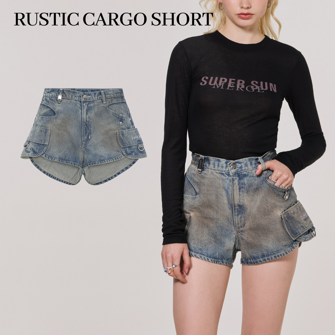 Merge Official - Rustic Cargo Shorts (พร้อมส่ง)