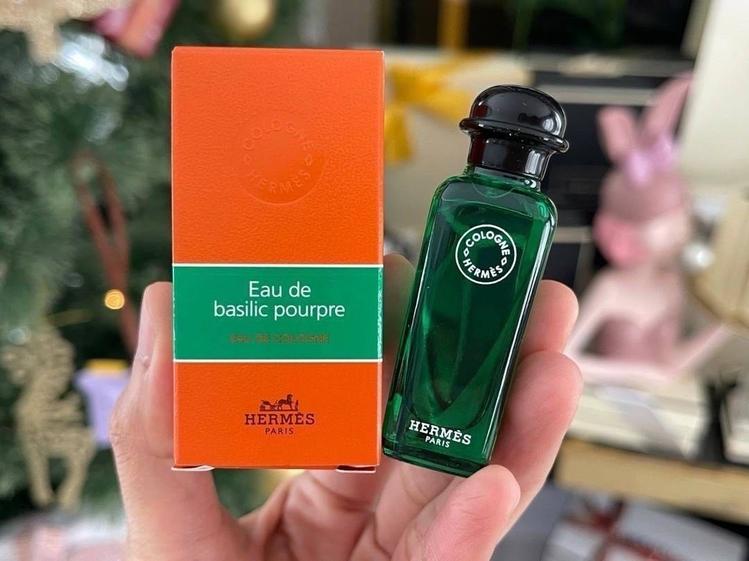 น้ำหอม H e r m e s  eau de basilic pourpre 7.5ml+2ml