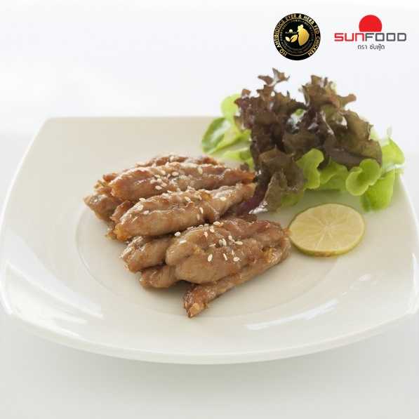 [บริการจัดส่ง] ไก่เส้นหมักงา 1 kg [พร้อมปรุง แช่แข็ง]