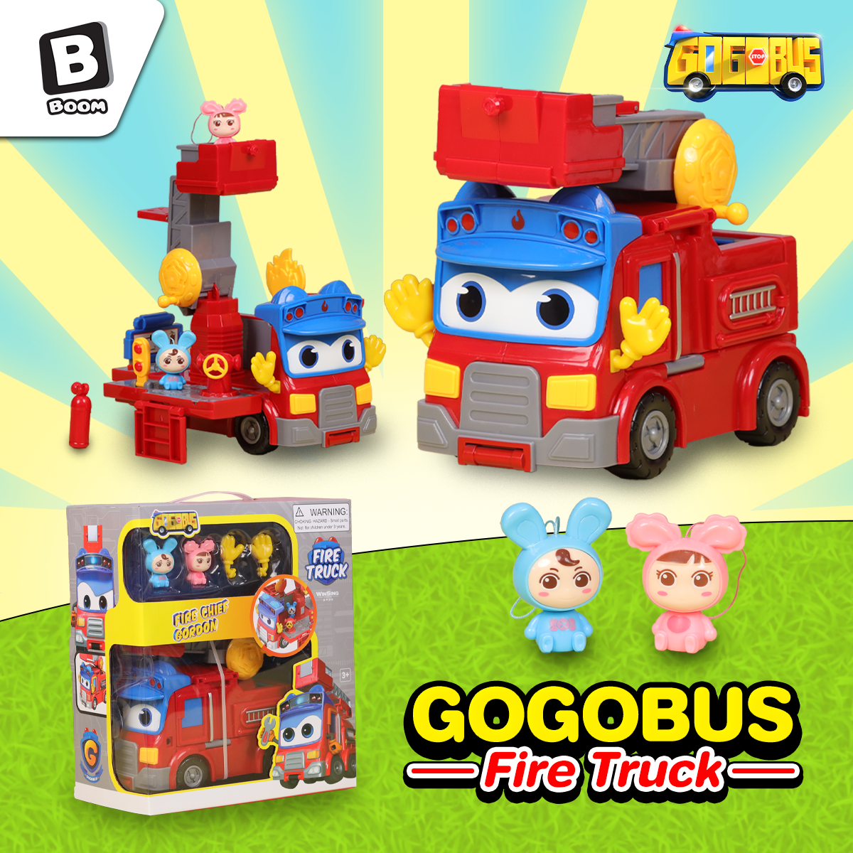 GOGOBUS Fire Truck รถดับเพลิงแปลงร่างได้