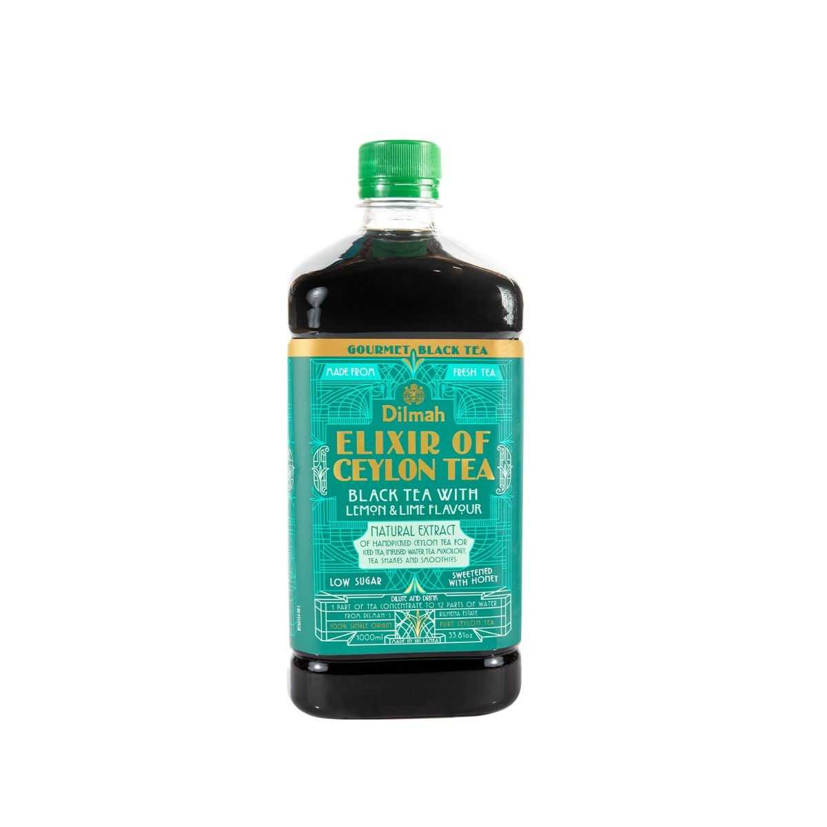[5 ฟรี 1]ดิลมา ชาสกัดเข้มข้น รสเลมอน 1000 มล./ELIXIR LEMON&LIME 1000 ml.