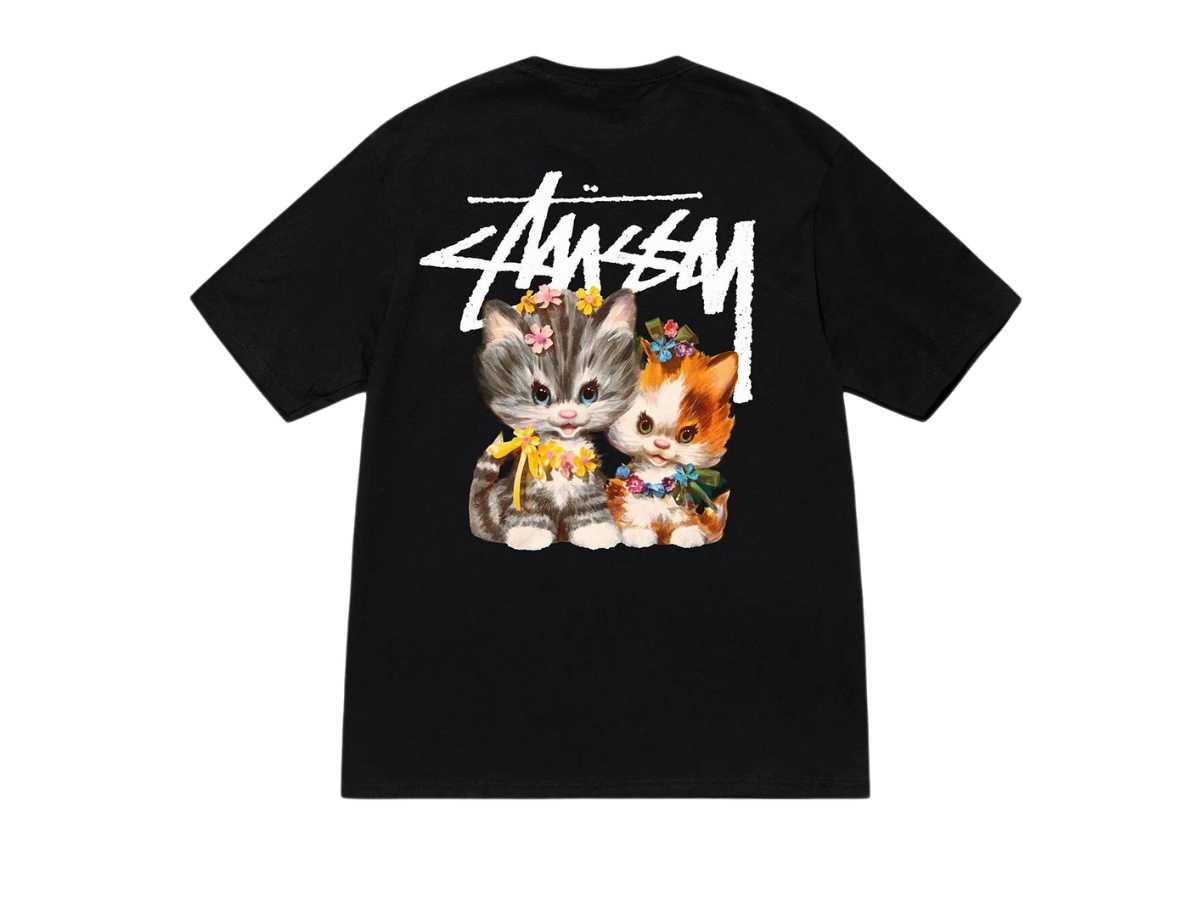 Stussy Kittens Tee Black