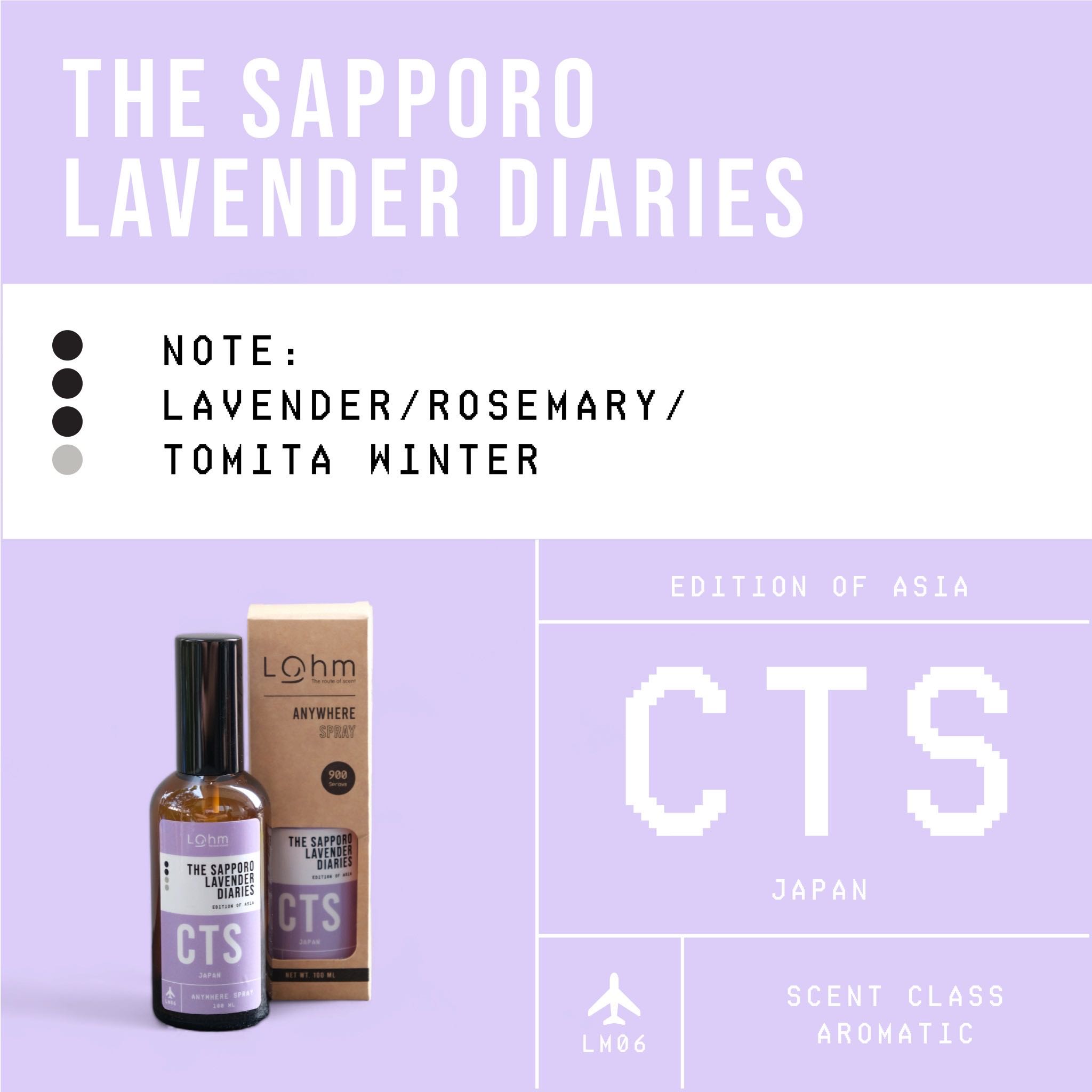Anywhere Spray - The Sapporo Lavender Diaries