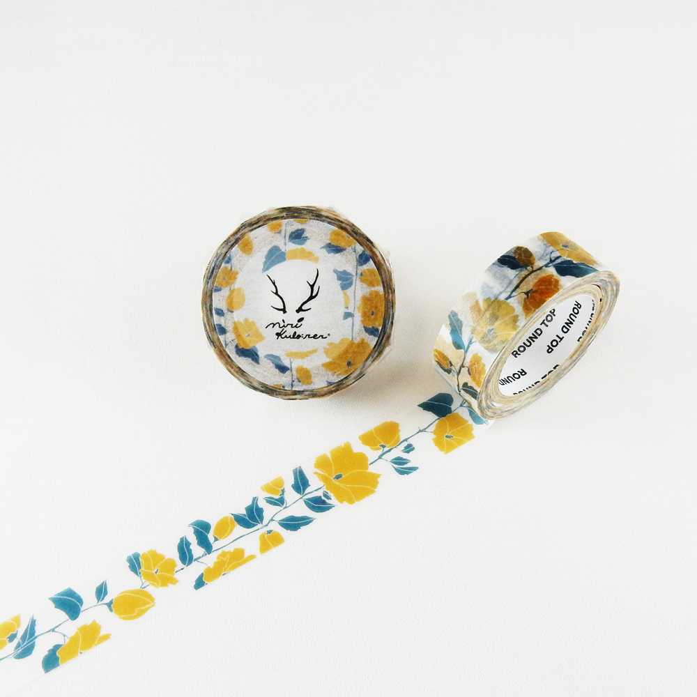 เทปตกแต่ง MiriKulo:rer - masking Tape / flower1