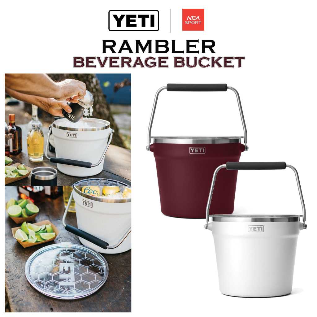 YETI RAMBLER BEVERAGE BUCKET ถังน้ำ เก็บอุณหภูมิ เยติ ลิขสิทธิ์แท้