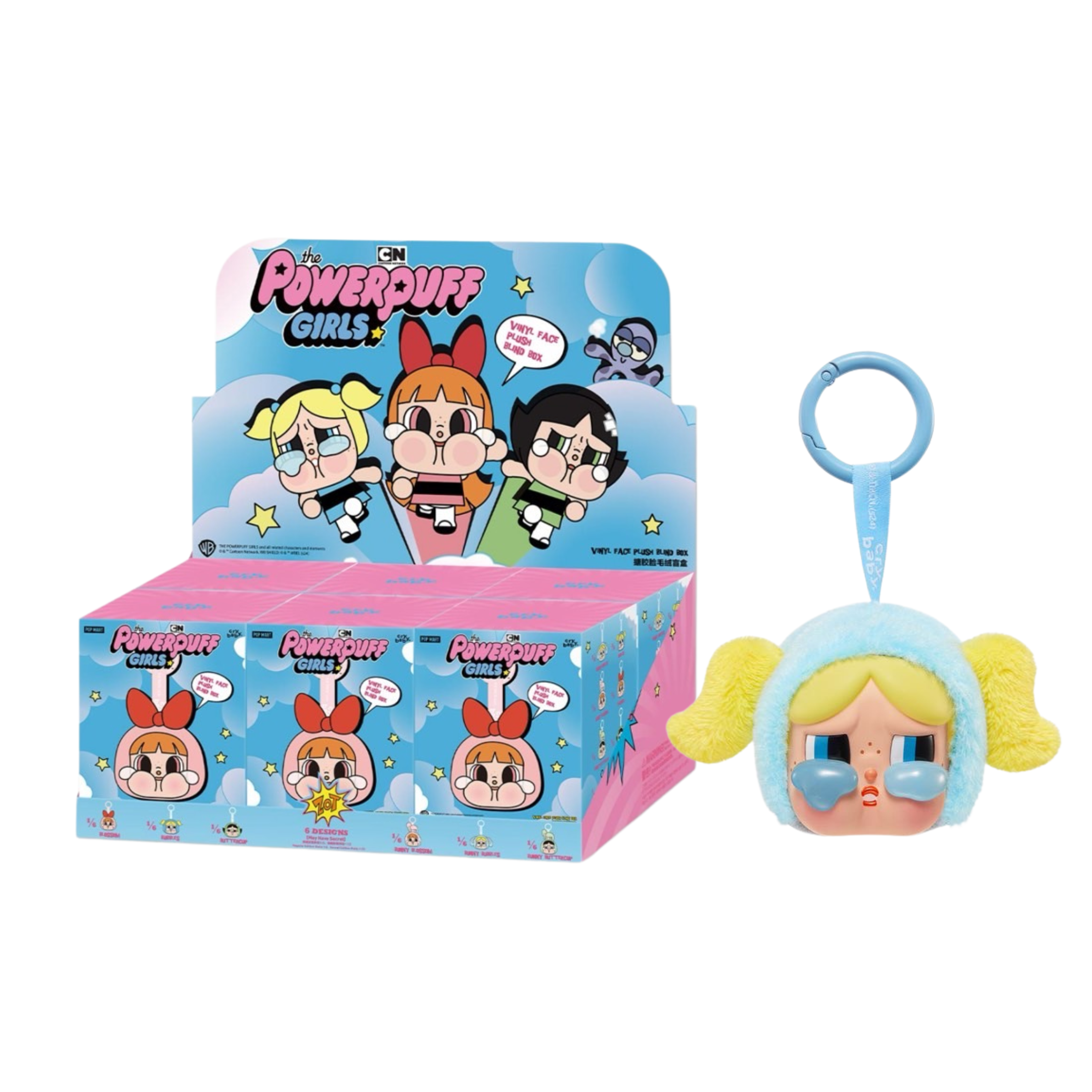 พวงกุญแจ Cyrbaby powerpuff girls BUBBLES เช็คการ์ด