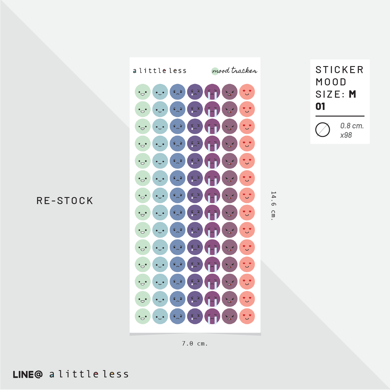 [SALE] MOOD TRACKER (SIZE M) No. 01-06