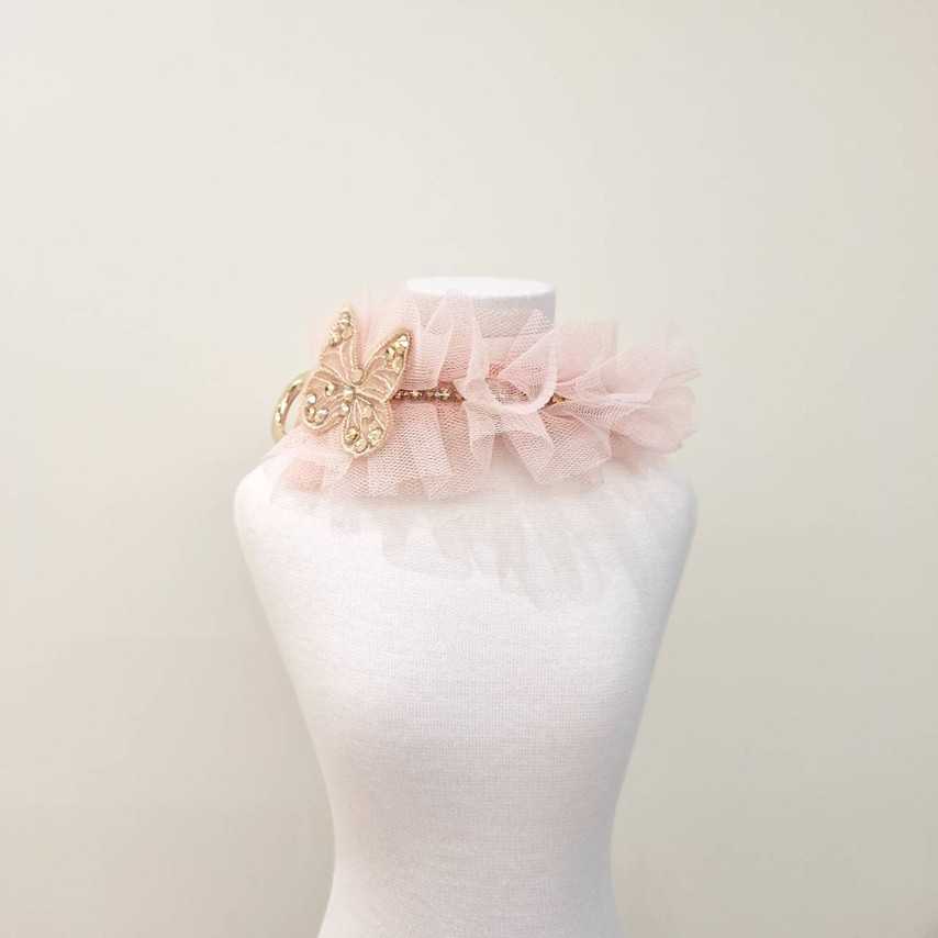 TEO I'm cool (M) Chic Butterfly Rose Collar