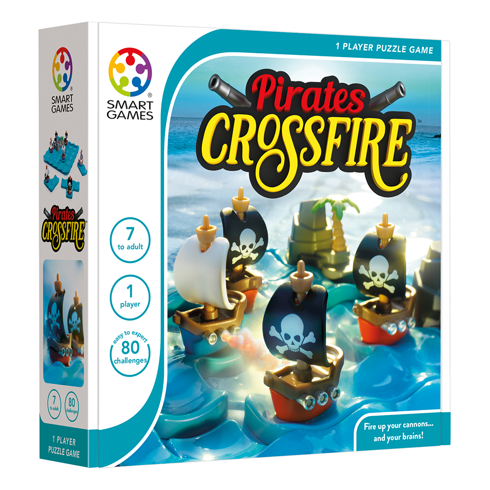 SMART GAMES, Pirates Crossfire ของเล่นฝึกสมอง สำหรับ 7 ปี+ ลิขสิทธิ์แท้เบลเยียม ร้านเป็นตัวแทนในไทย