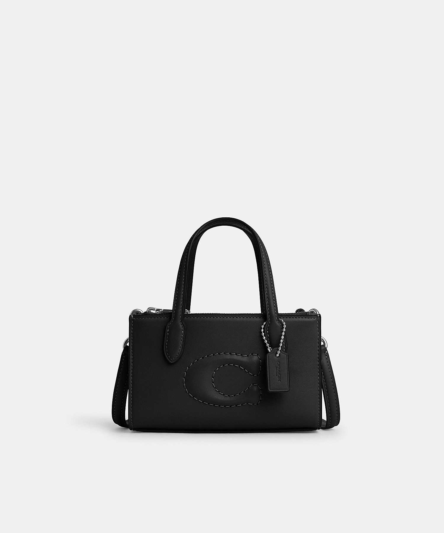 COACH NINA MINI TOTE BAG CT804 SV/BK