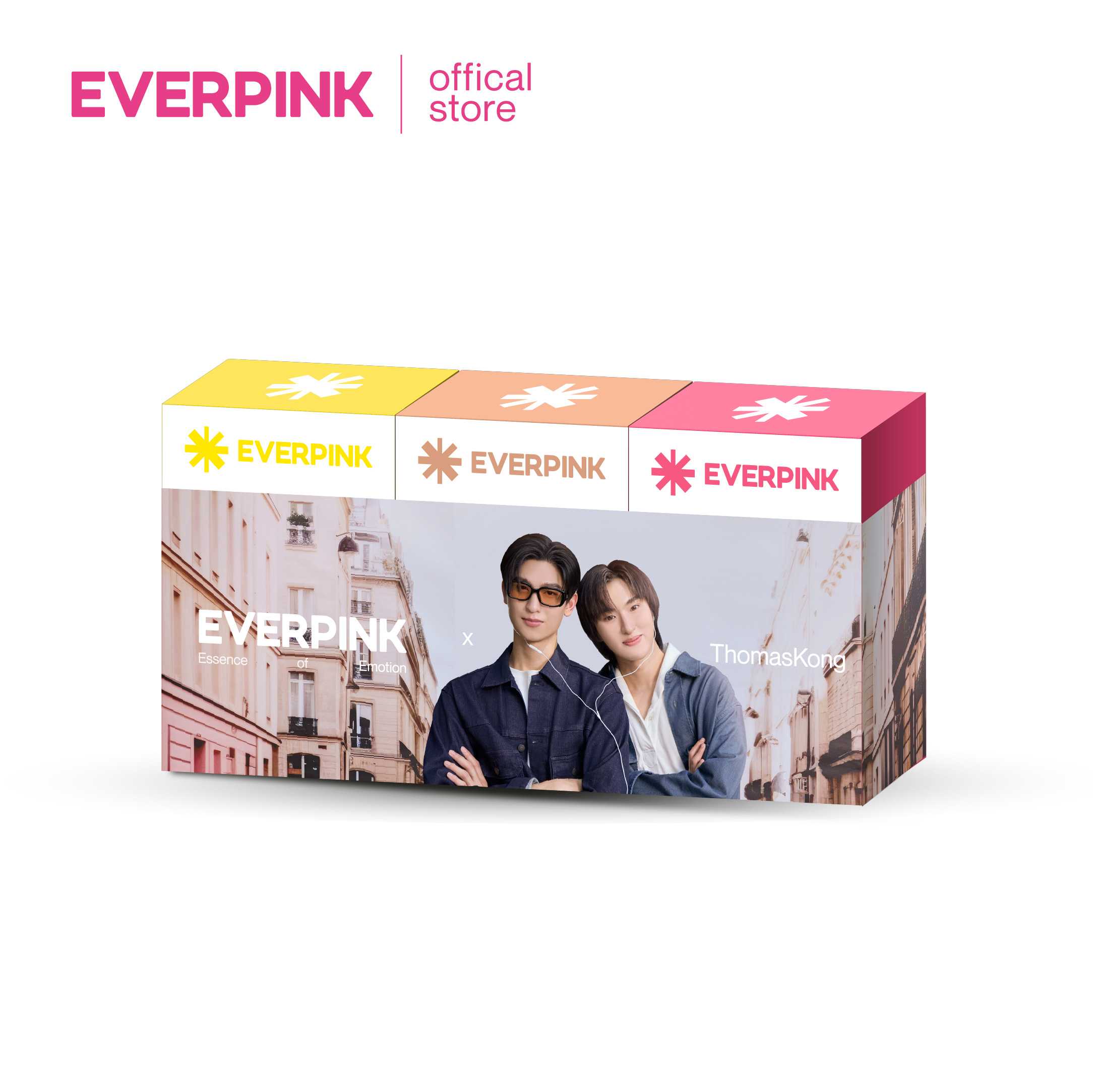 EVERPINK x ThomasKong Essence of Emotion Set น้ำหอมวีแกน หัวน้ำหอมเข้มข้น 20%