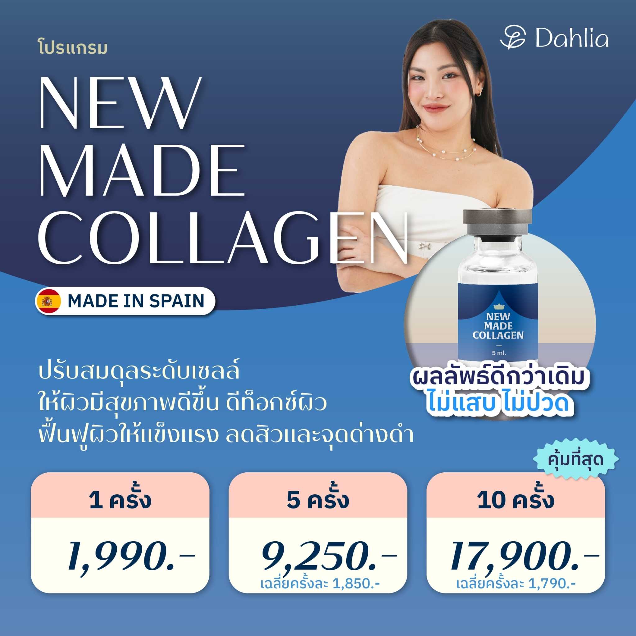 NEW MADE COLLAGEN หน้าใส ลดสิว