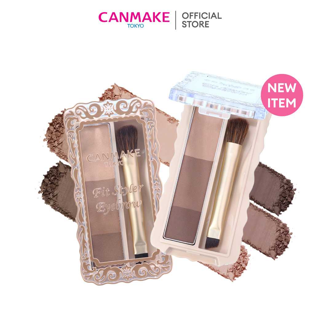 CANMAKE  Fit Styler Eyebrow พาเลตต์เขียนคิ้ว เนื้อฝุ่น