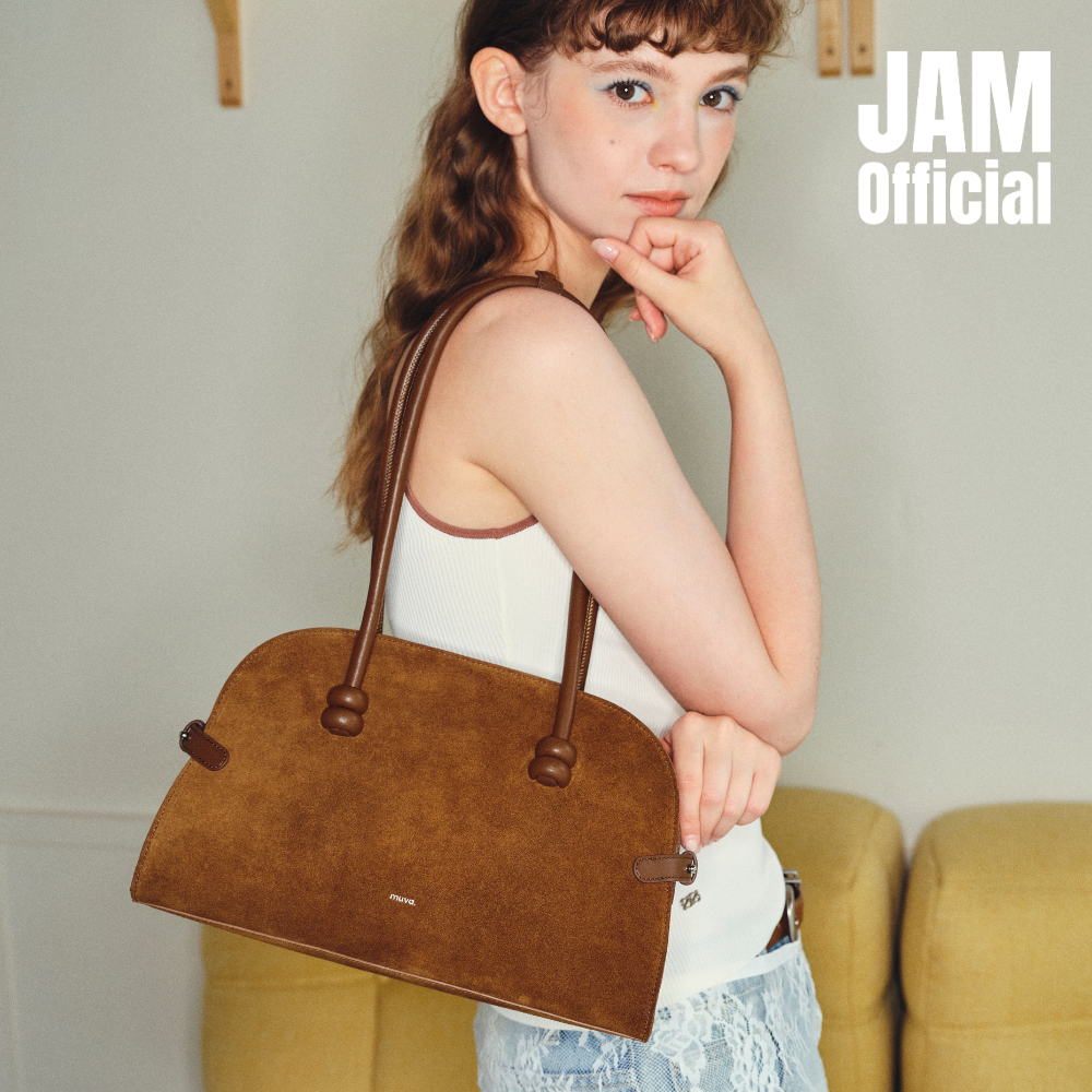 JAM | MUVA - Classic Bowling - กระเป๋าสะพายข้าง หนังวัว/หนังกลับ/แคนวาส ทรงโบว์ลิ่ง