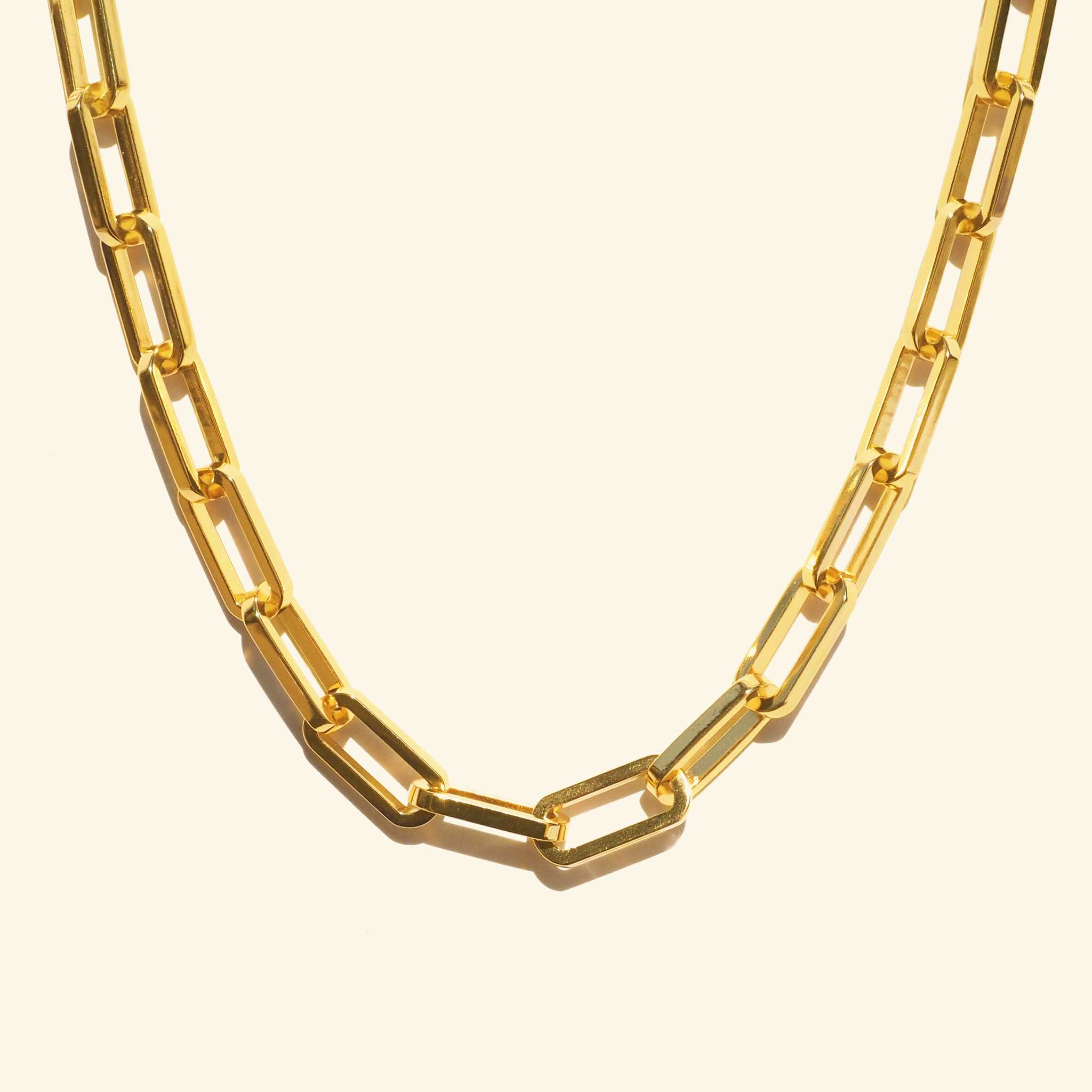 สร้อยโชคเกอร์โซ่เหลี่ยม (Square Modern Chain Choker)