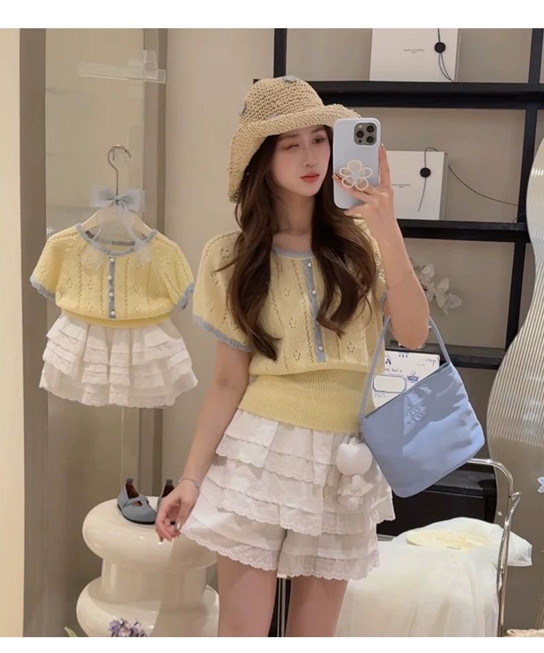 เสื้อคู่แม่-ลูก ผ้าไหมพรม (พรีออเดอร์ 18 วัน)