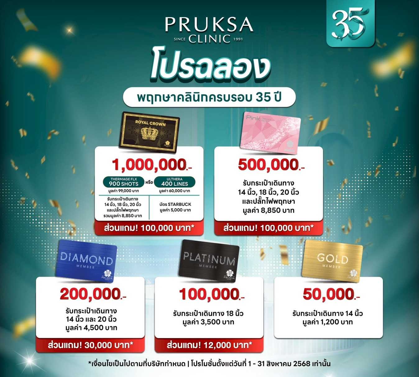 Diamond Member วงเงิน 200,000 บาท