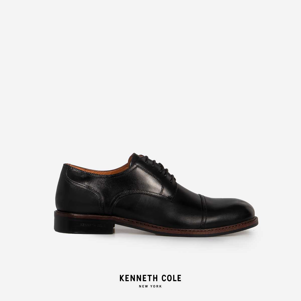 KENNETH COLE รองเท้าทางการผู้ชายรุ่น PATTISON LACE UP BLACK สีดำ ( DRS - KF74075LE-001 )