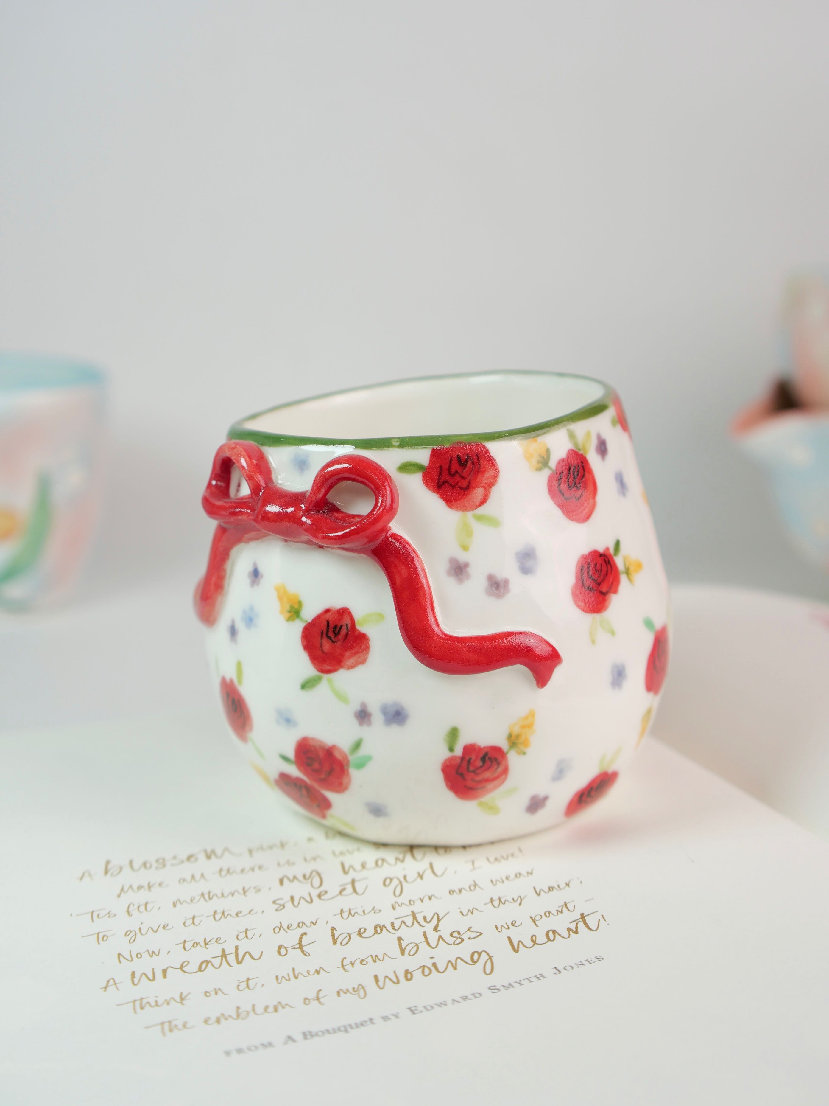 red rose cup