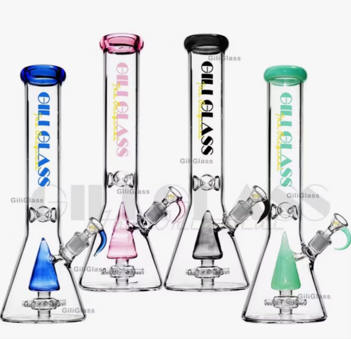 Gili Glass Beaker Glass Bong w/ Domed Sprinkler Perc l 35 cm