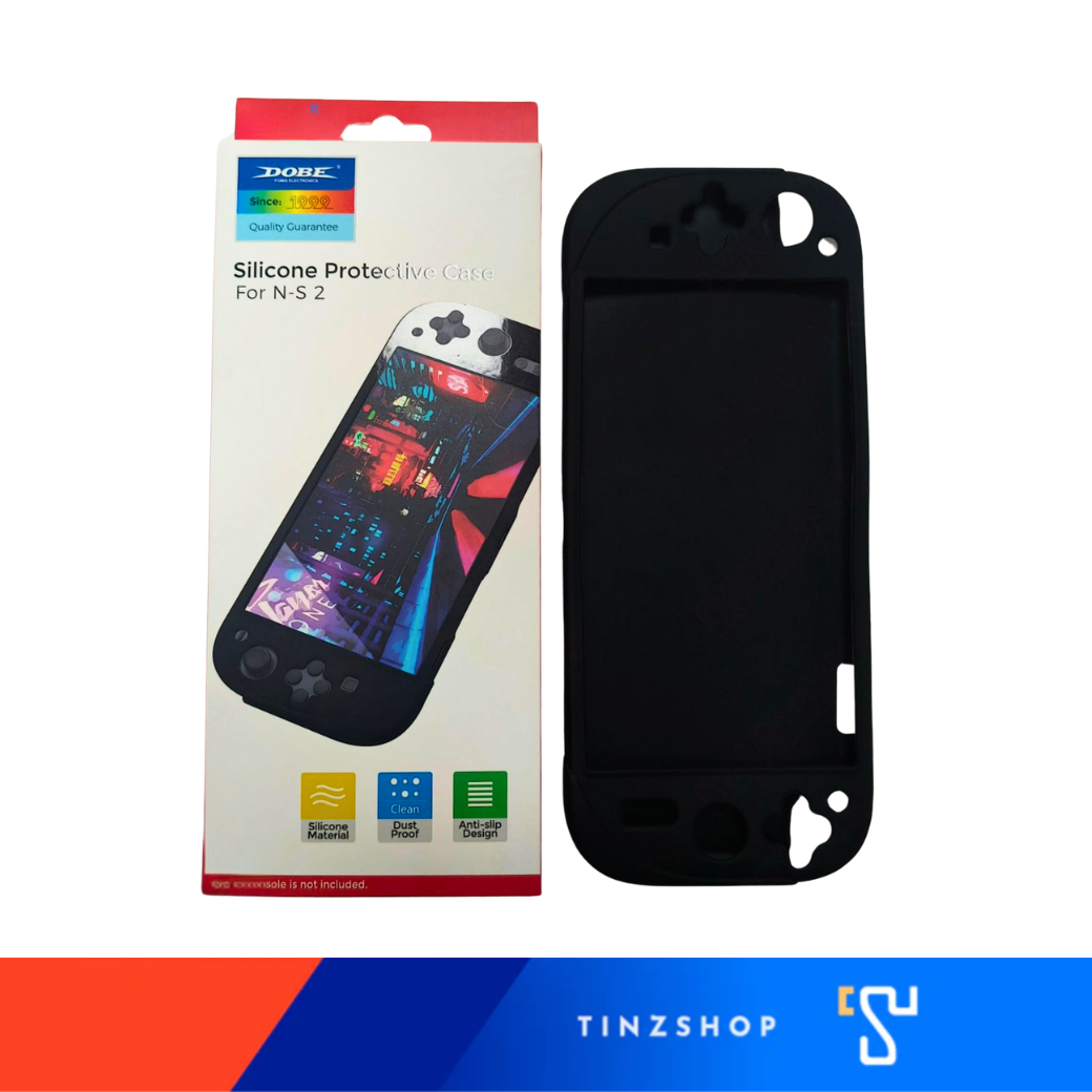 [ Switch2 ] DOBE TNS-3158 เคสซิลิโคนสำหรับ Nintendo Switch 2 ปกป้องเครื่อง กันรอย ขอบกระชับ