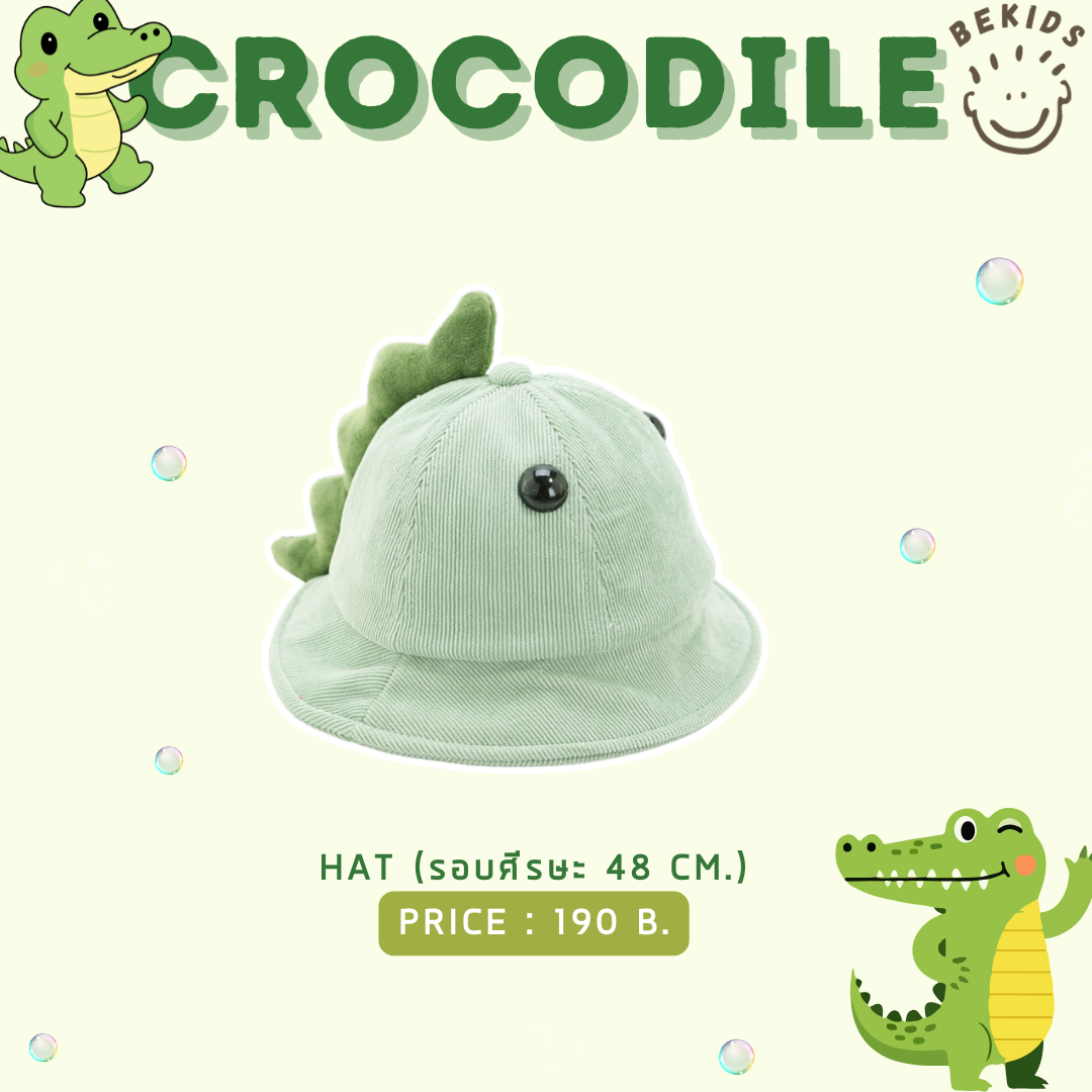 Croc Hat (รอบศีรษะ 48 cm.)