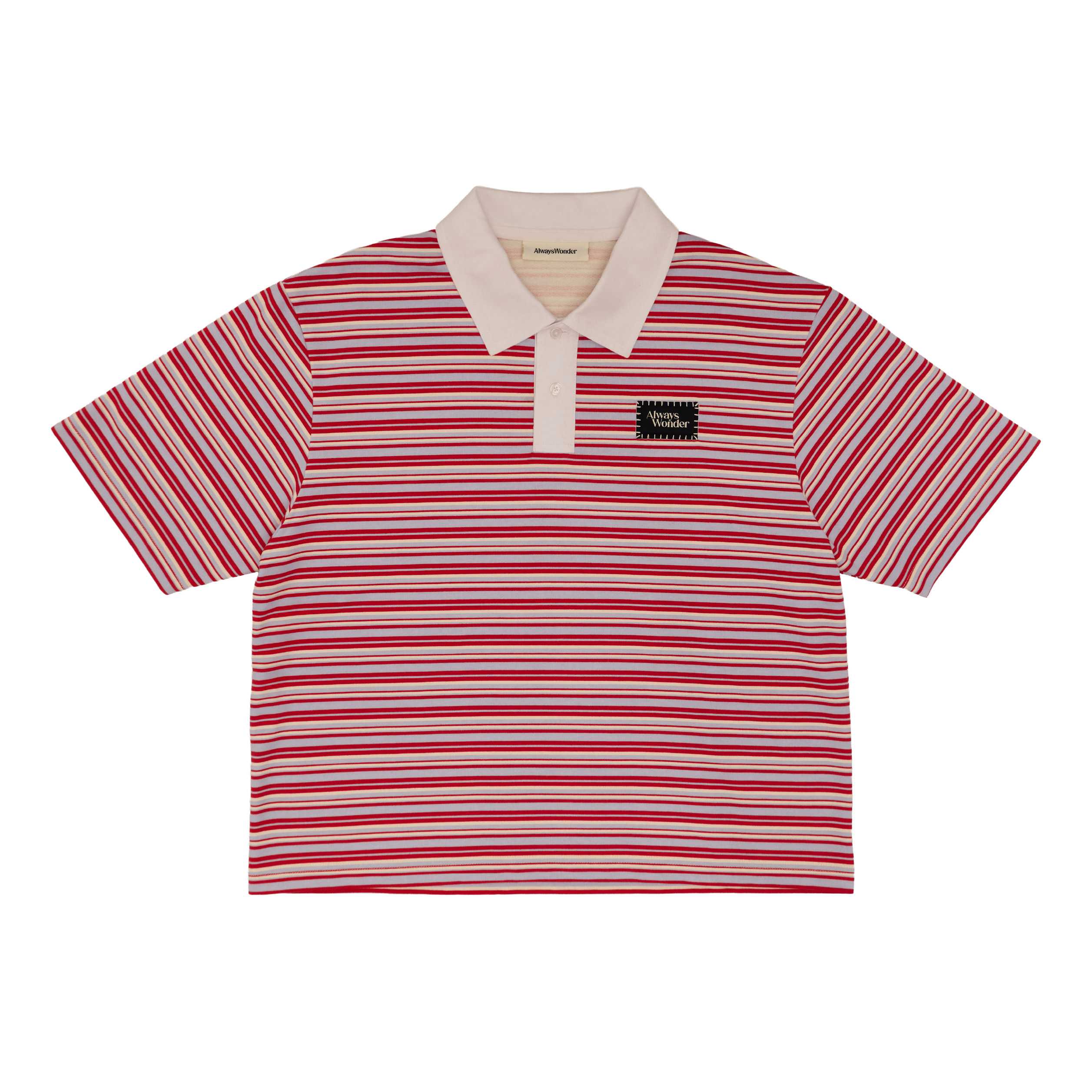 Comfort Stripe Short-Sleeve polo | Cheery Sky