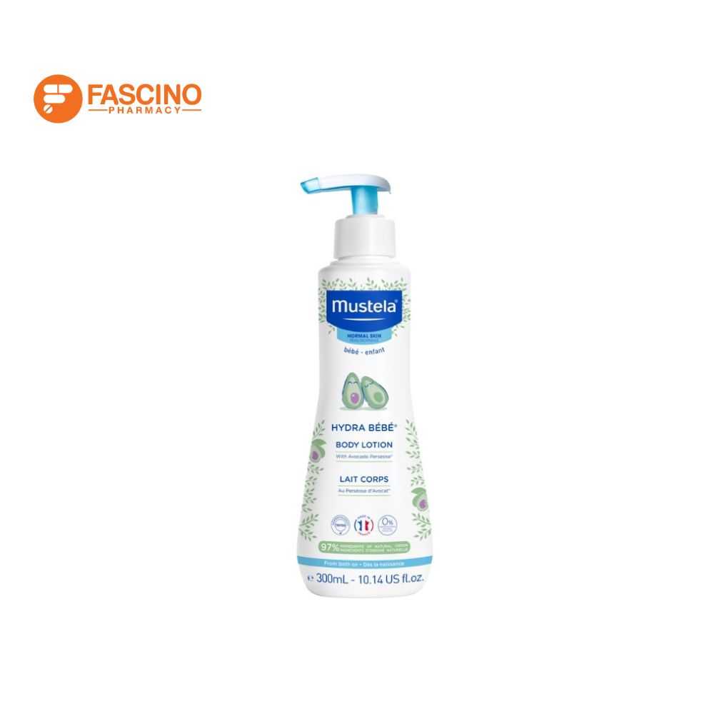 MUSTELA Hydra Bebe Body Lotion โลชั่นบำรุงผิวสำหรับเด็ก (300ml.)