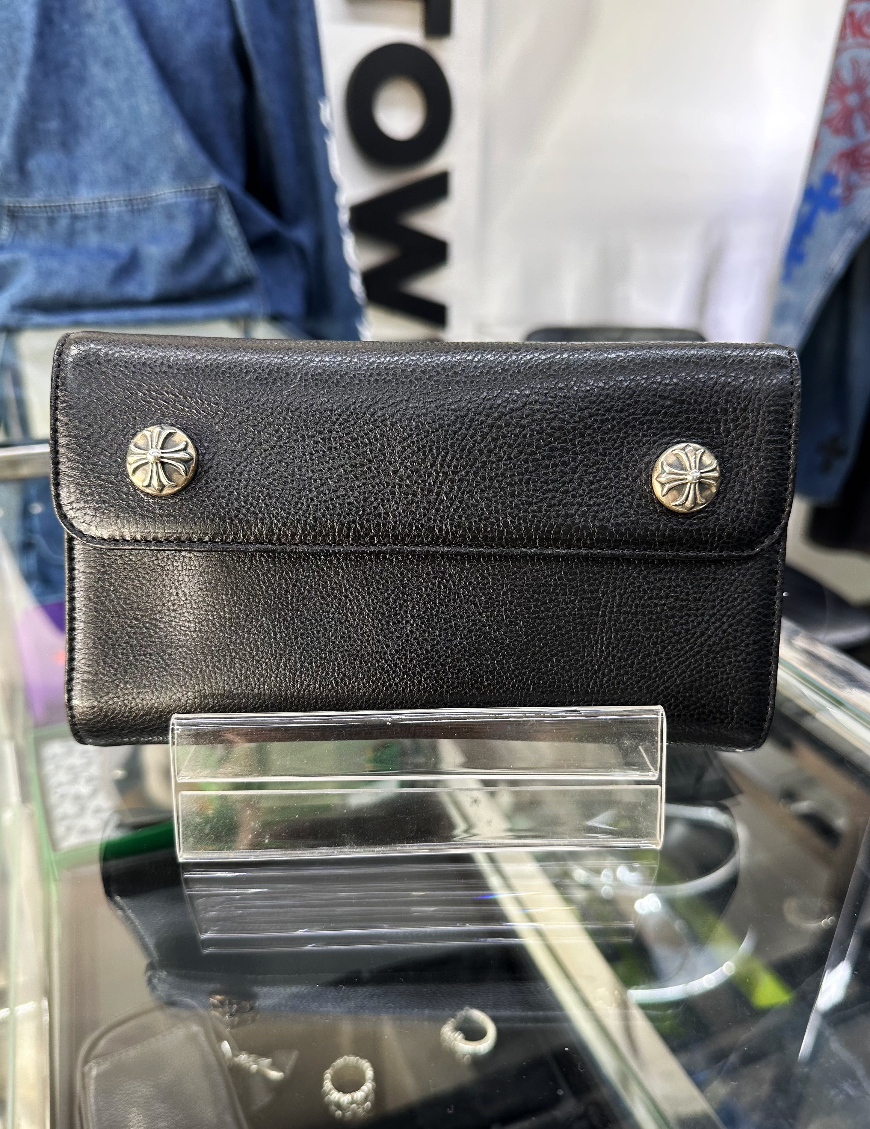 Chrome Hearts Leather Wallet 