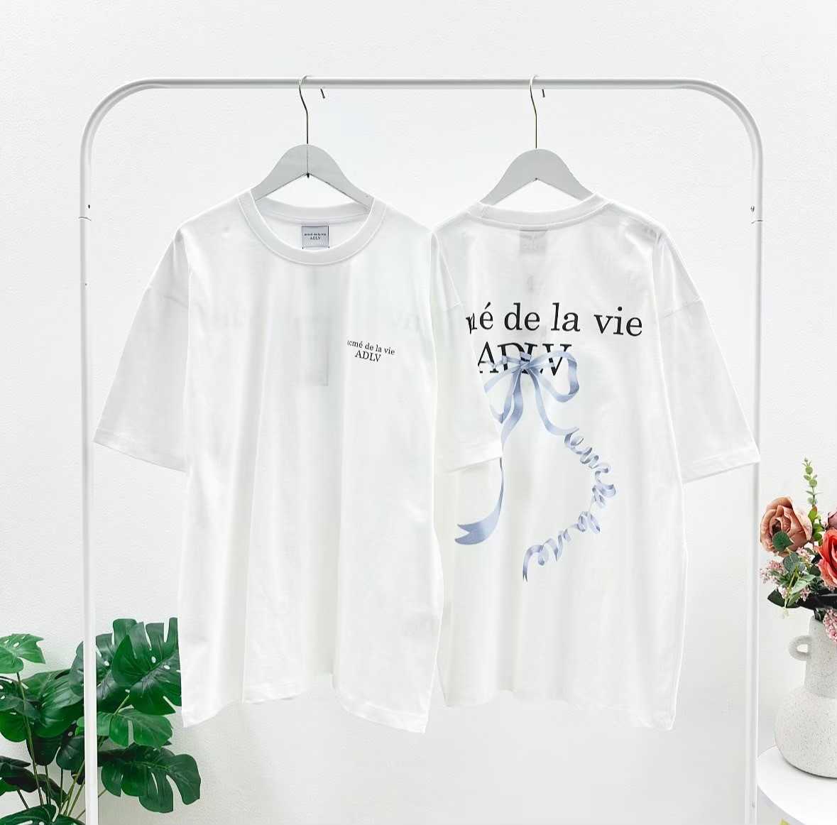 พร้อมส่ง ADLV Ribbon  White  (Unisex)