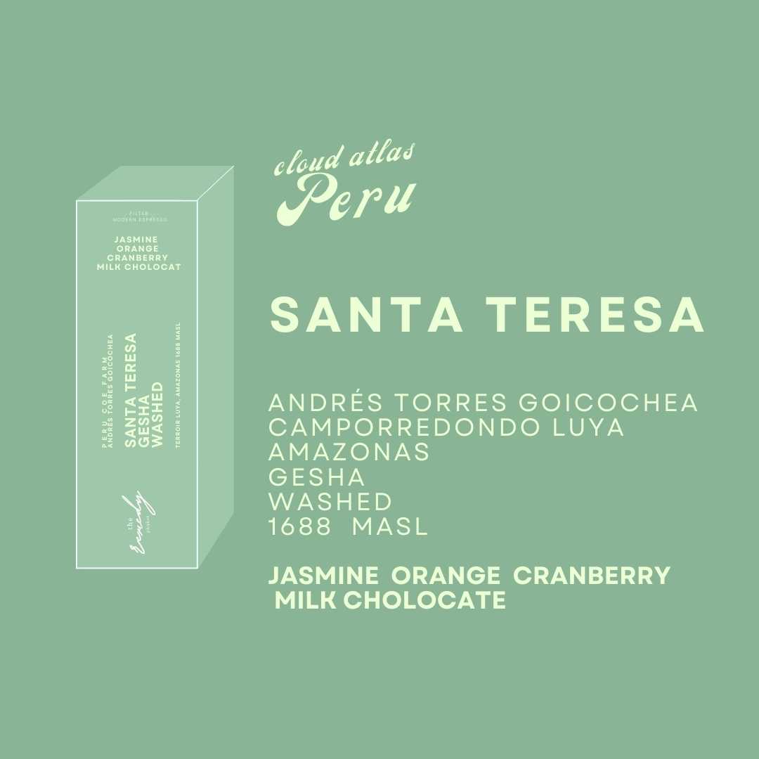 100 g Santa Teresa Peru Gesha washed