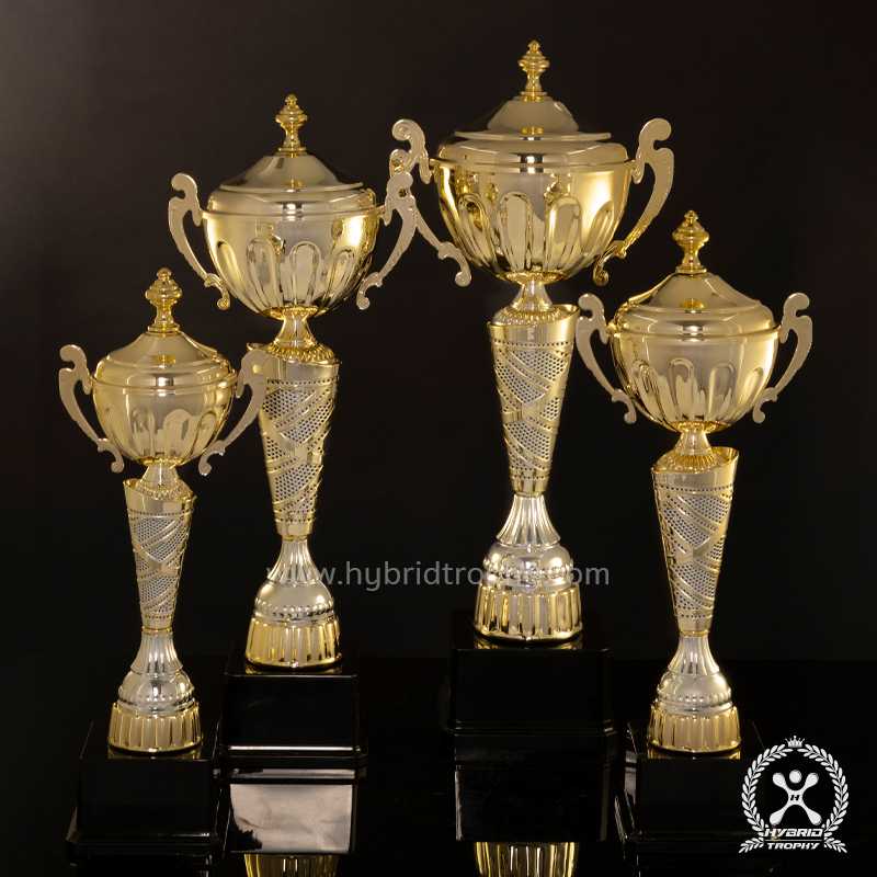 Hybrid Trophy ถ้วยรางวัลโลหะอิตาลี HYB-464 สี Gold