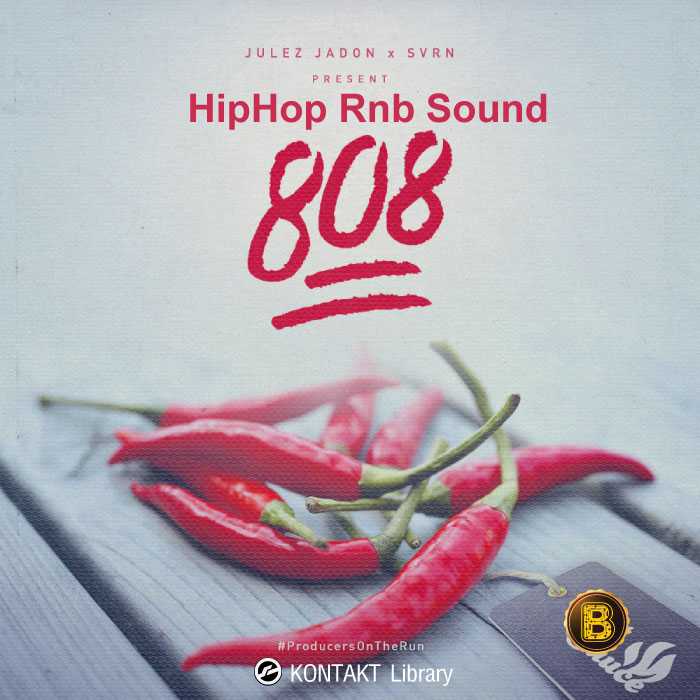 Julez.Jadon.Hot.Sauce HiP hop RnB Sound | 808 Pack Vol. II | WAV & Kontakt Library