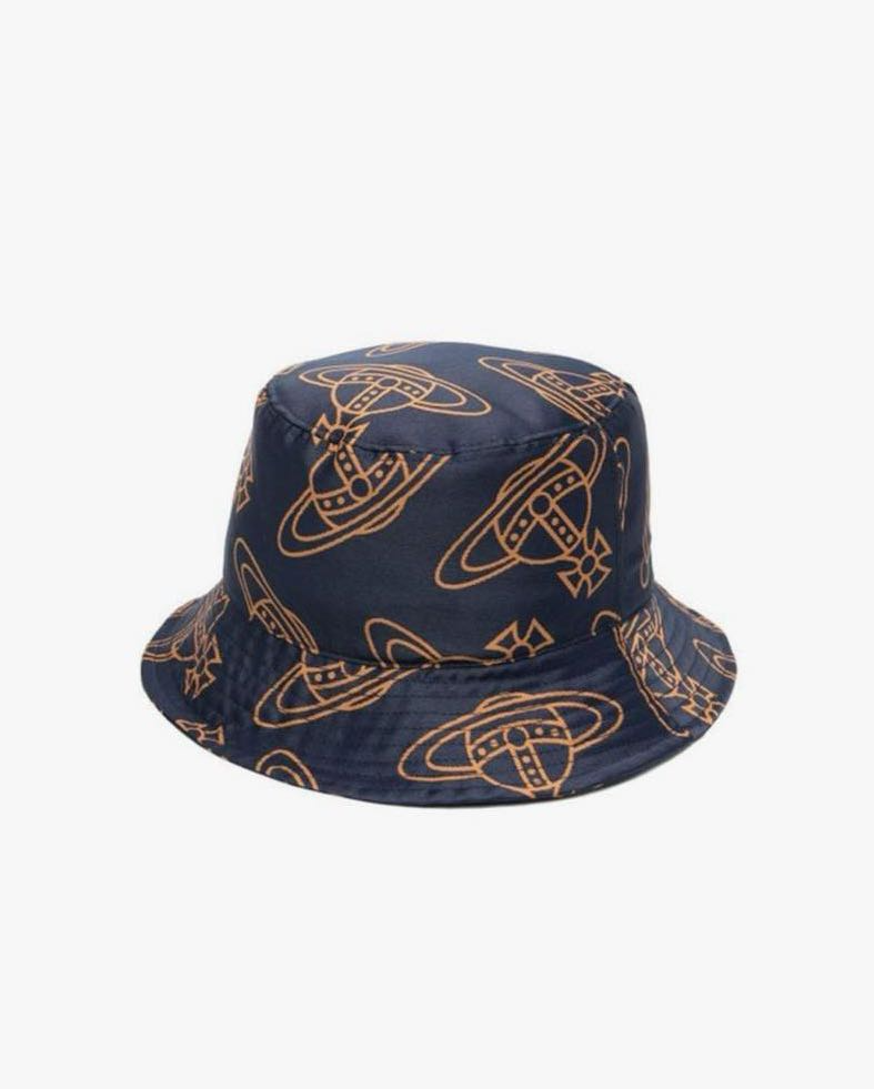 Vivienne Westwood Bucket ลายโลโก้ navy