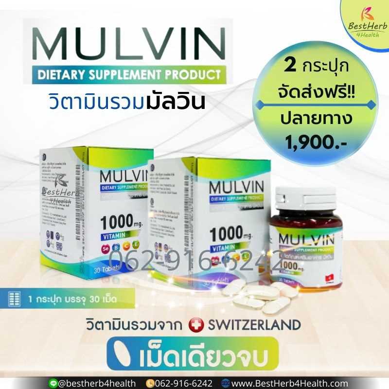 Mulvin Vitamin วิตามินรวมมัลวิน เม็ดเดียวจบเพื่อปกป้องร่างกาย