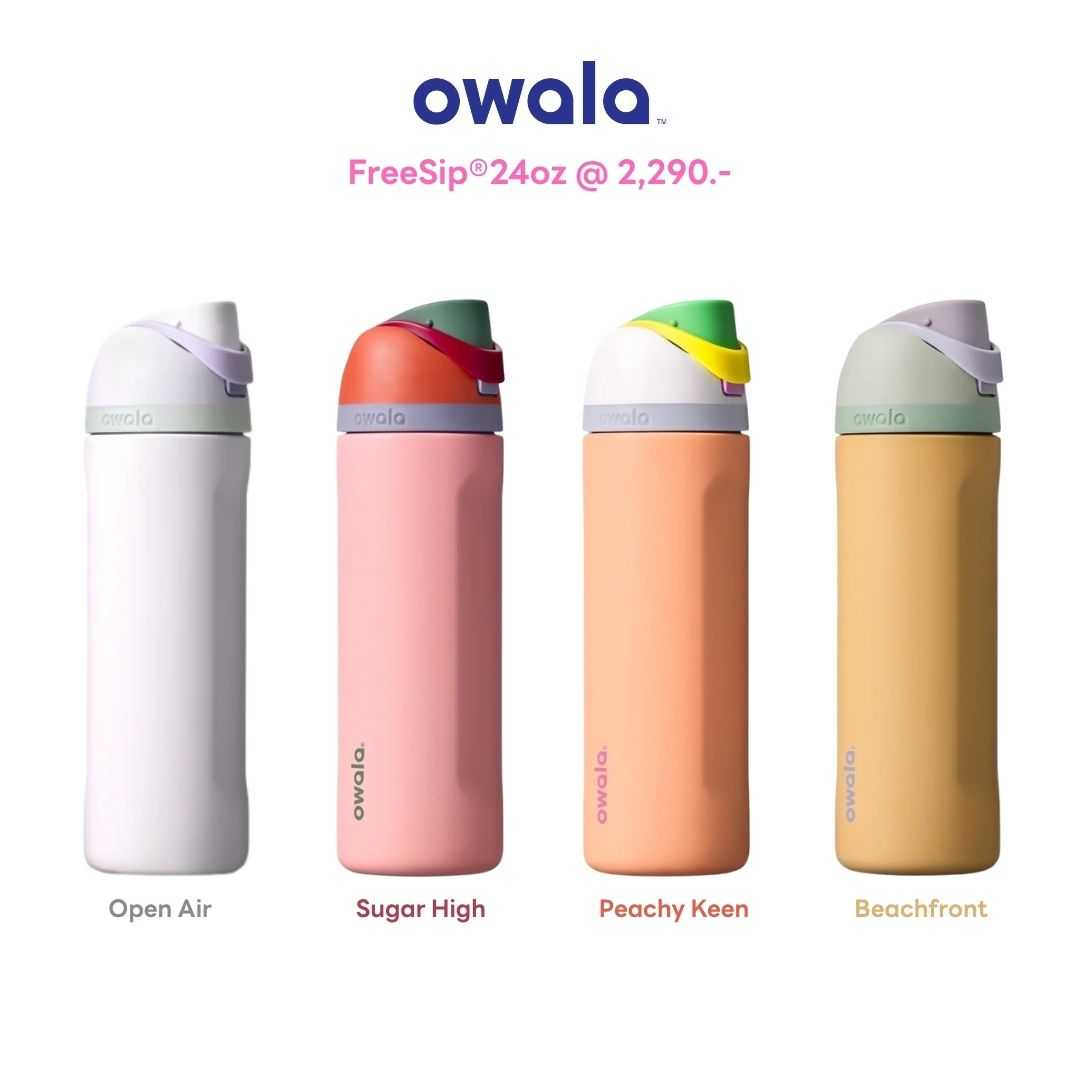 :: Pre-Order ::  Owala FreeSip® Insulated Stainless Steel Water Bottle⁣ ขนาด 24oz. จากอเมริกา