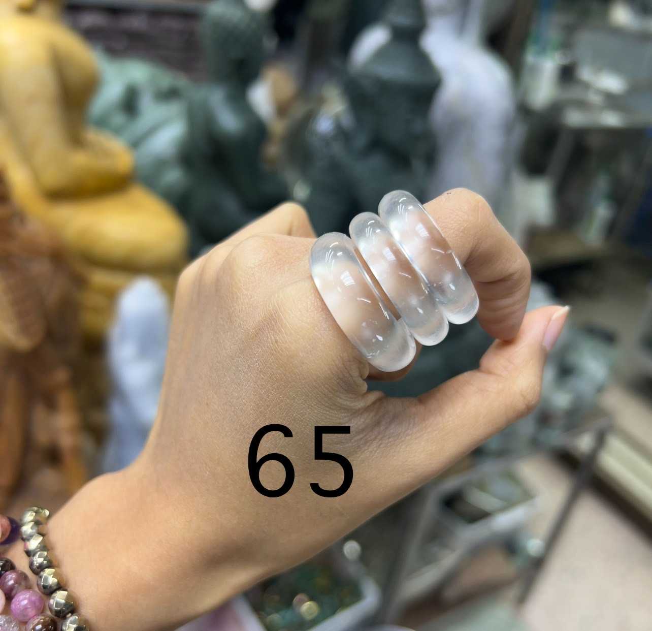 แหวนหยกน้ำ premium grade ใสกิ๊ง ความสมดุลทางอารมณ์