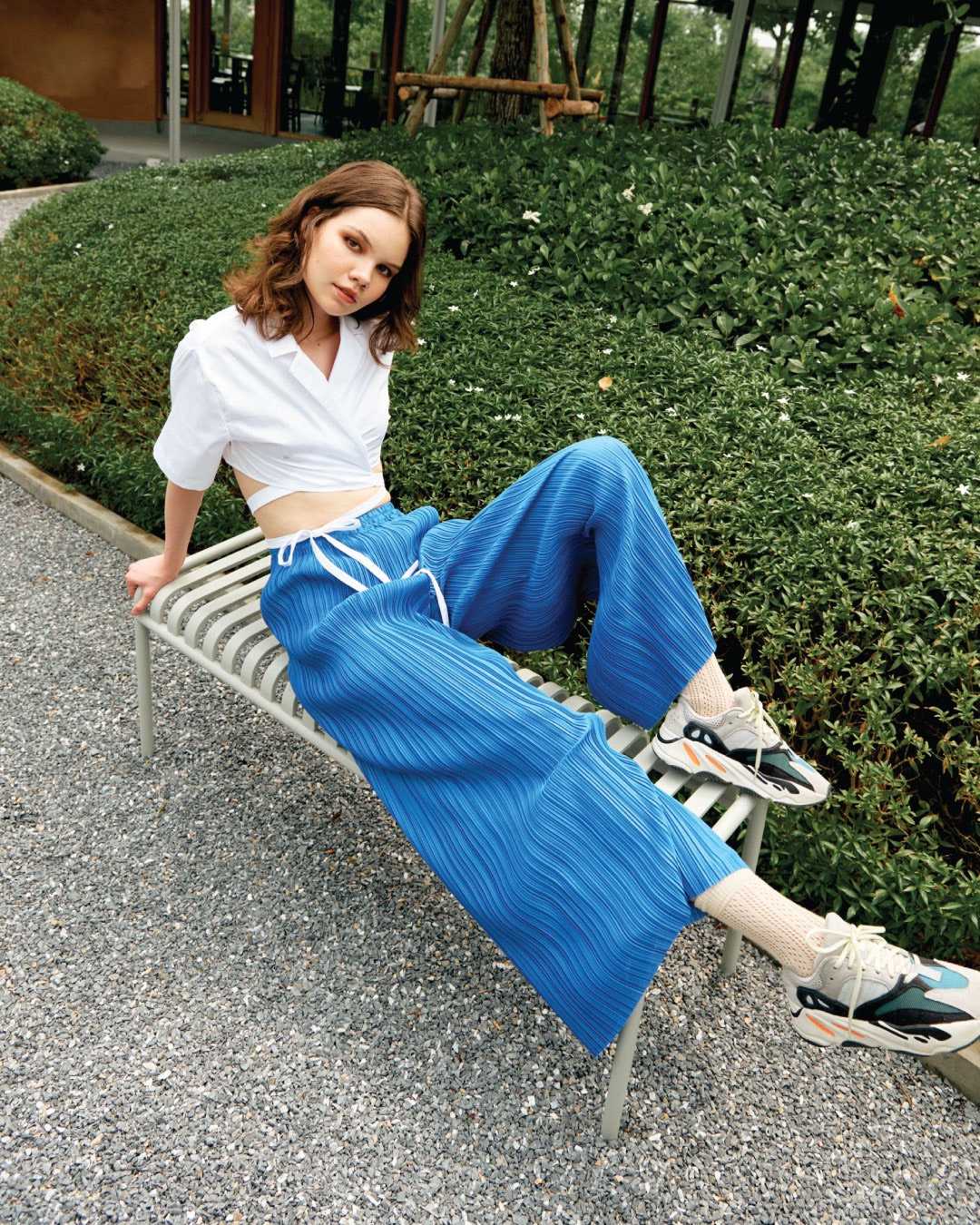 Relaxing pleat pants - 924
