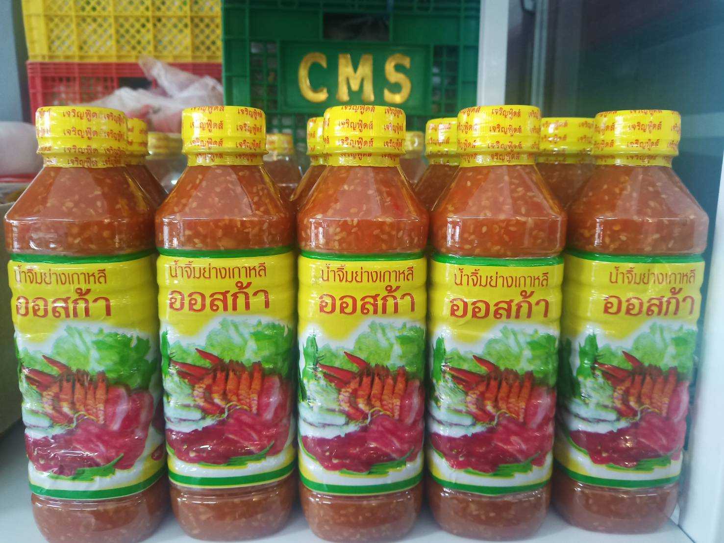 (ออสก้า) น้ำจิ้มย่างเกาหลี 570g/p x 24ขวด/กล่อง ( ส่ง 6+ 29.50 บาท )