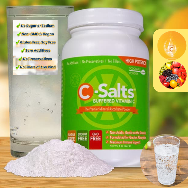 วิตามินซี ชนิดผง Vitamin C-Salt Buffered 📌เหมาะสำหรับทำดีท็อกซ์และทาน