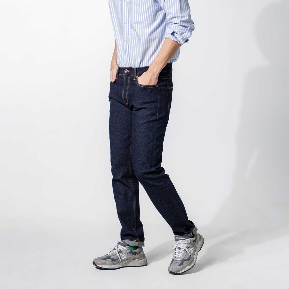 DENIM SLIM สี Blue Japan