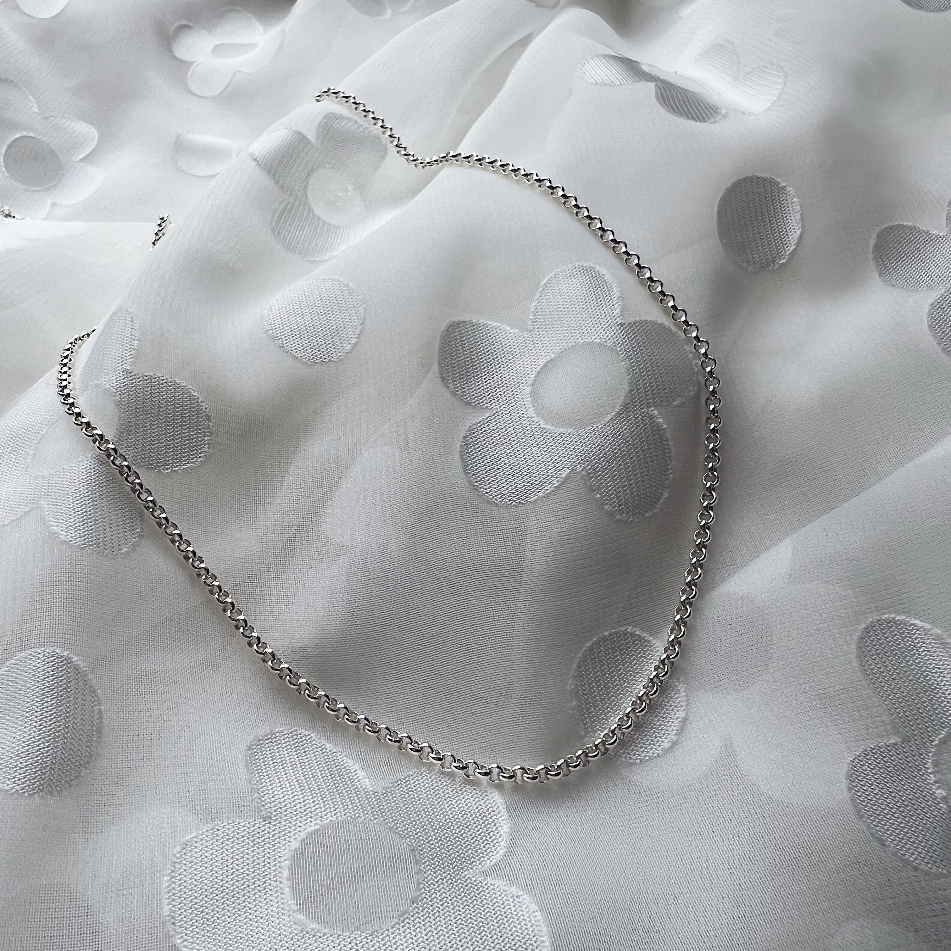 Chubby chain สร้อยคอเงินแท้