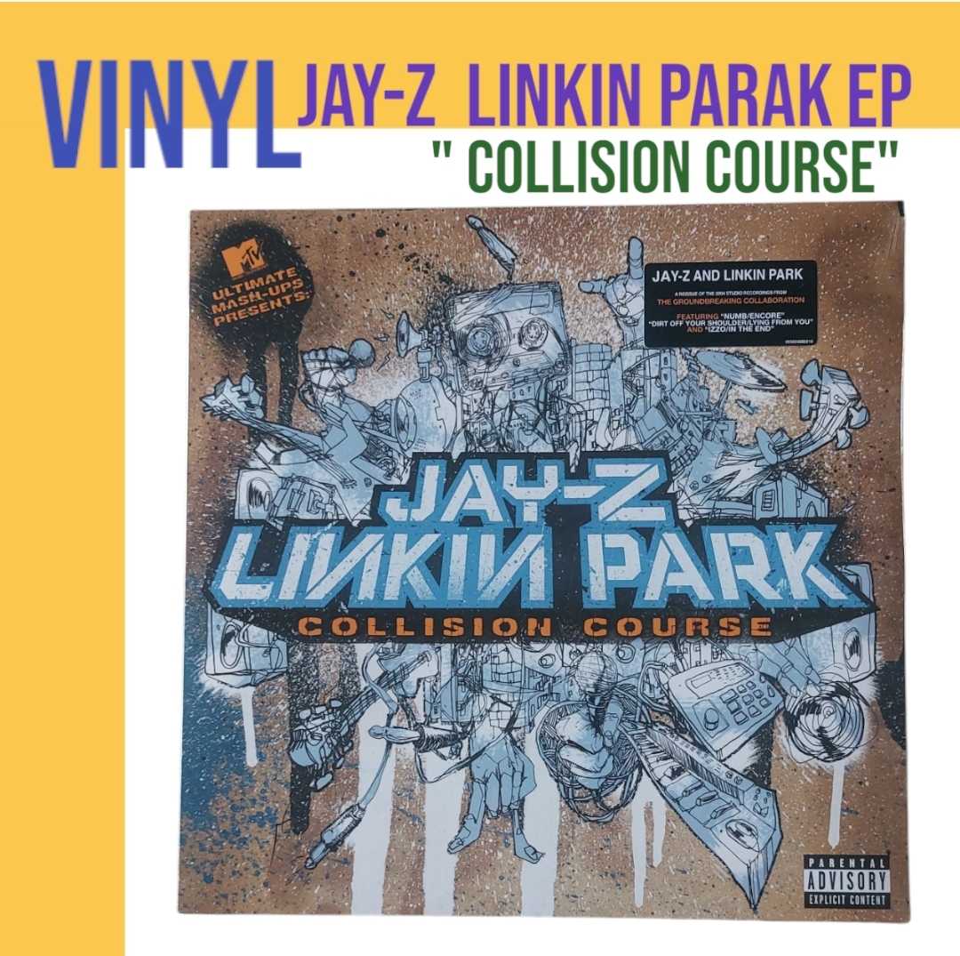 ■มือ1 Vinyl​ Jay-Z Linkin Park​ Ep  Collision Course 