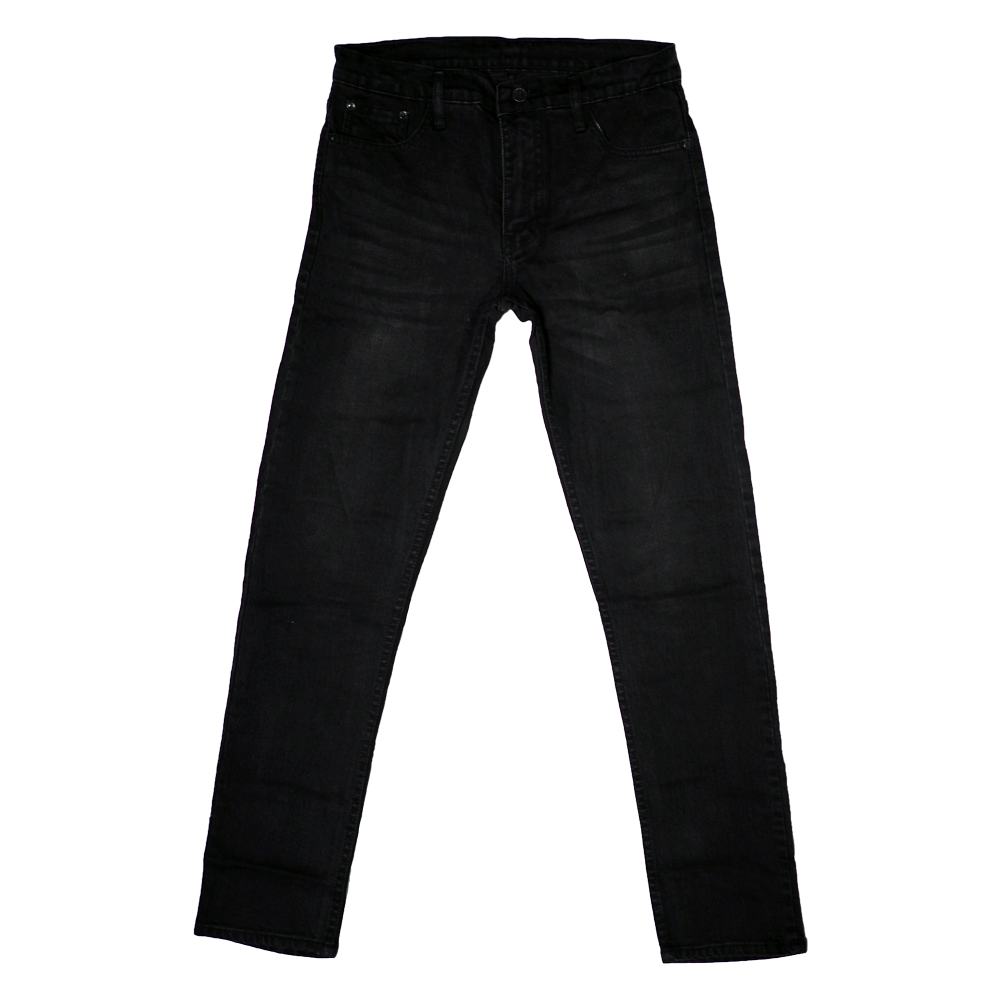 กางเกงยีนส์ ผู้ชาย ทรงกระบอกเล็ก ผ้ายืด สีดำเทา MEDIA JEANS (SN:SS11/6)