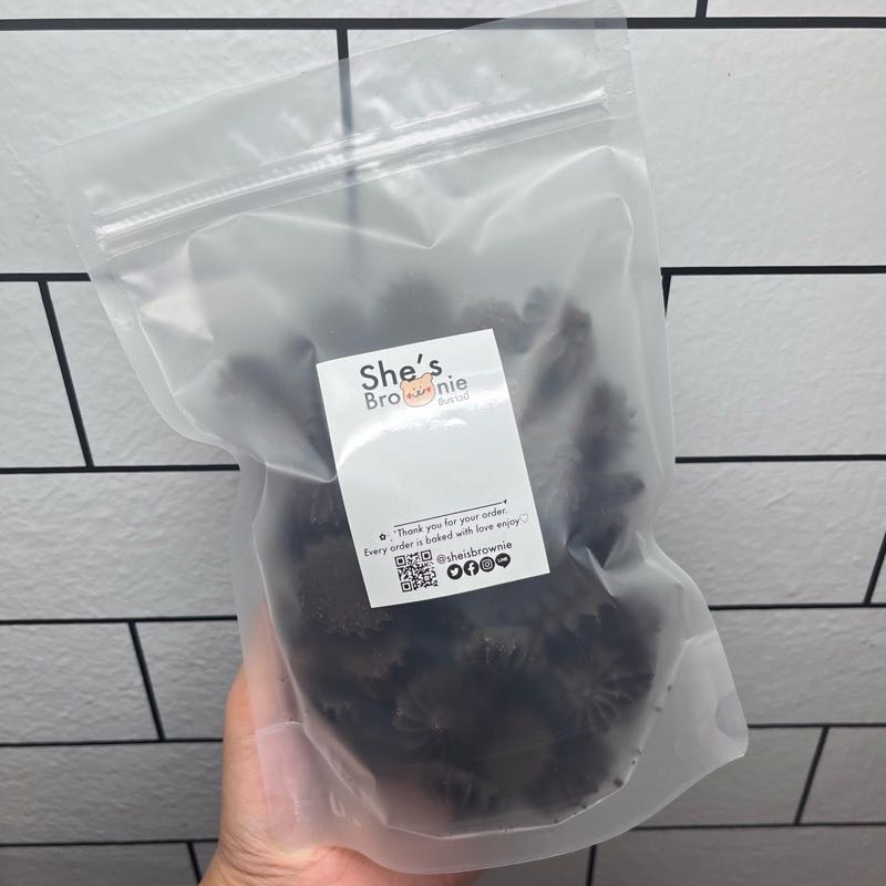 (ถุง250g.)มินิคุกกี้เนยสดแบล็ก/mini black butter cookies
