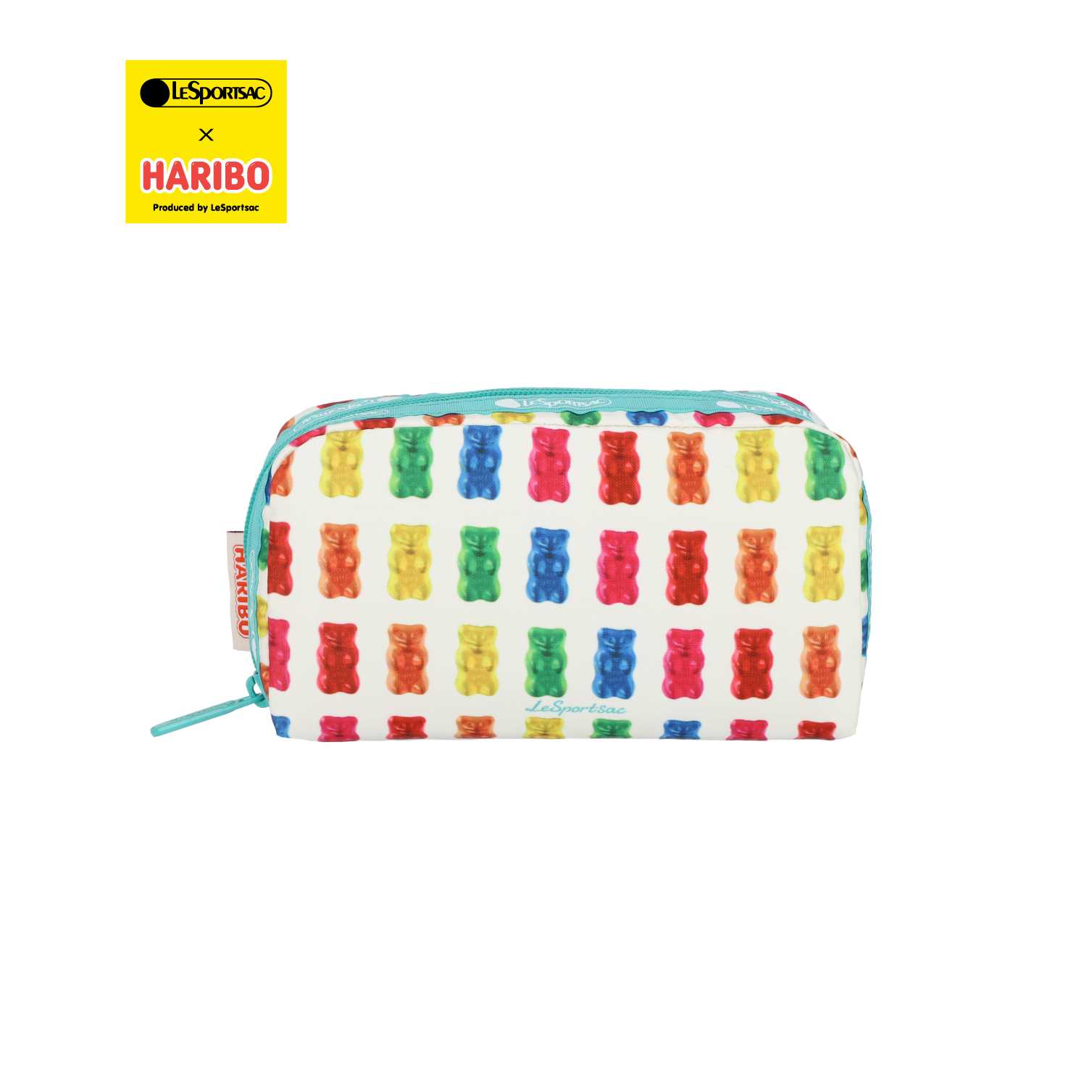 Lesportsac Rectangular Cosmetic Bag กระเป๋าเครื่องสำอาง Style 6511 LeSportsac x HARIBO